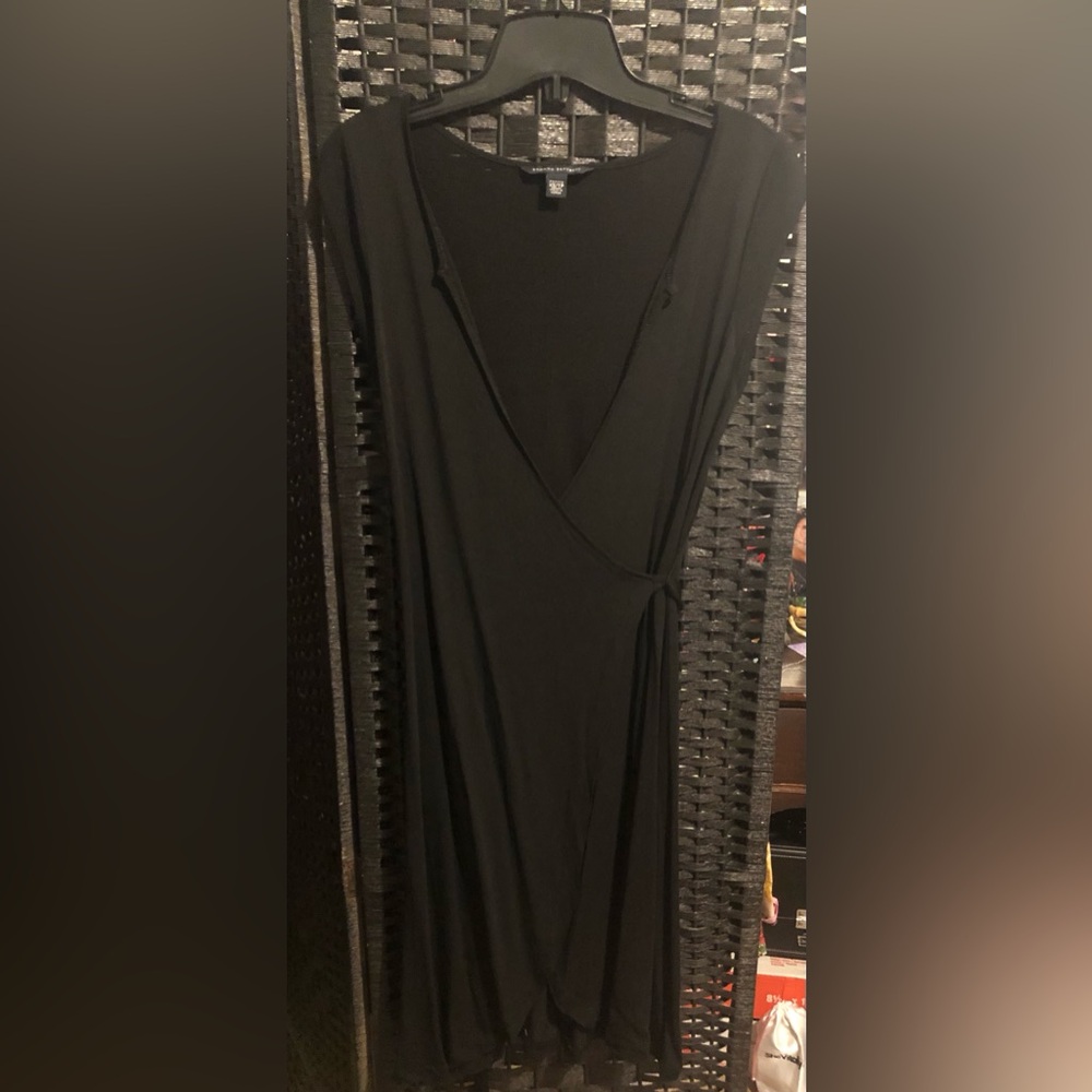 Banana Republic Black Wrap Dress